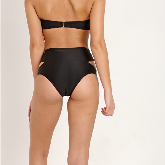 NWT Beach Riot Whitney High Waisted Bikini Bottom - Picture 2 of 4